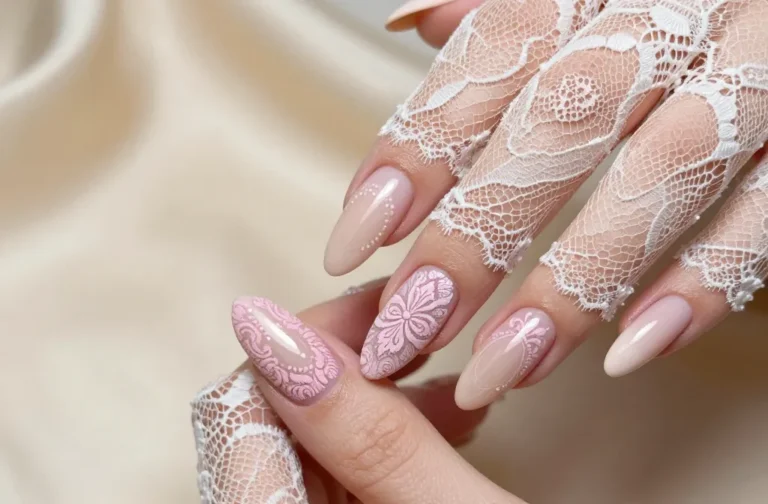 7 Lace Stiletto Nail Designs: Ultra-Fine & Damask Drama