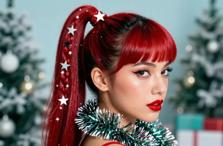 7 Wacky Christmas Hair Ideas: Bold Holiday Hairstyles