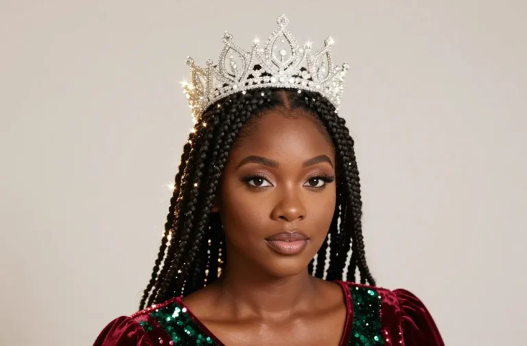 7 Christmas Natural Hairstyles for Black Women: Festive Faux Fro]
