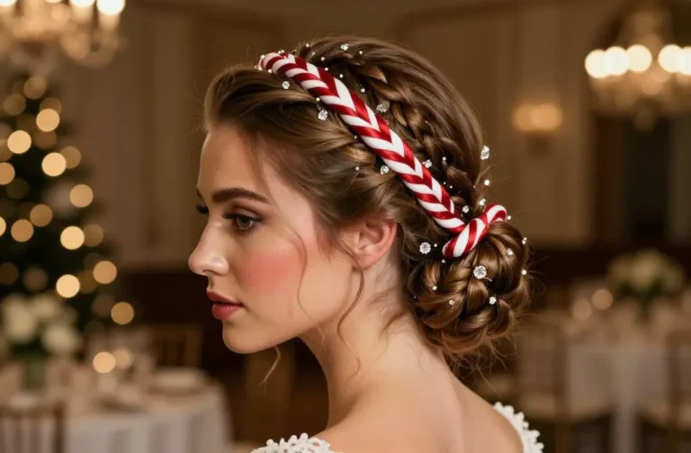 7 Christmas Wedding Hairstyle Ideas That Sparkle